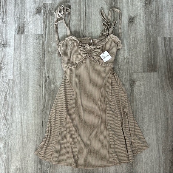 NWT Free People Shine Like Me Mini Dress Strappy Going Out Semi Formal Size 0 - Picture 2 of 6